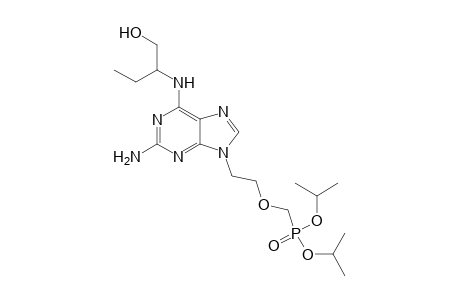 Diisopropyl{2-[6-(1-hydroxybutan-2-yl-amino)-2-amino-9H-purine-9-yl]ethoxy}methylphosphonate
