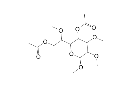 Methyl 4,7-di-O-acetyl-2,3,6-tri-O-methylheptopyranoside