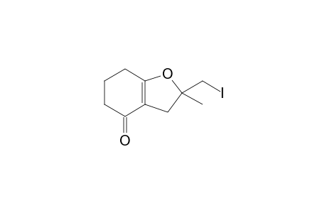 2-(Iodomethyl)-2-methyl-3,5,6,7-tetrahydrobenzofuran-4(2H)-one