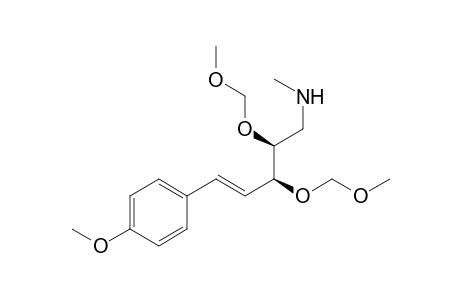 (E,2S,3S)-2,3-bis(methoxymethoxy)-5-(4-methoxyphenyl)-N-methyl-4-penten-1-amine