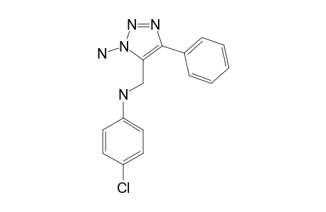 1-AMINO-5-(p-CHLORO-PHENYL)-AMINO-METHYL-4-PHENYL-1,2,3-TRIAZOLE