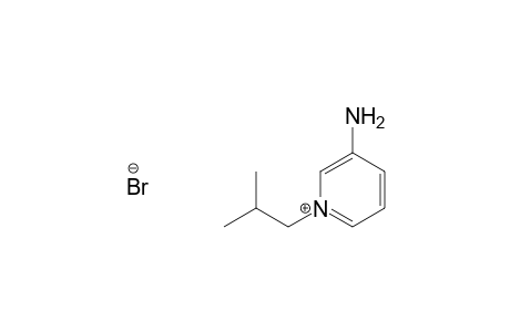Pyridinium, 3-amino-1-(2-methylpropyl)-, bromide