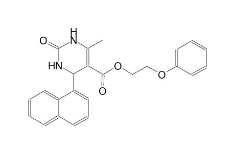 2-phenoxyethyl 6-methyl-4-(1-naphthyl)-2-oxo-1,2,3,4-tetrahydro-5-pyrimidinecarboxylate