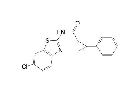 N-(6-chloro-1,3-benzothiazol-2-yl)-2-phenylcyclopropanecarboxamide
