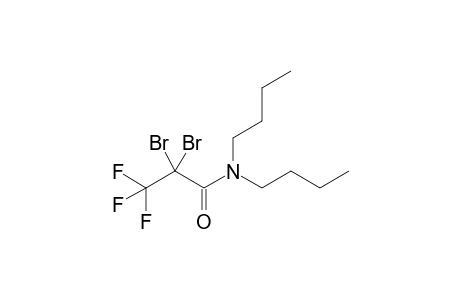 2,2-bis(bromanyl)-N,N-dibutyl-3,3,3-tris(fluoranyl)propanamide