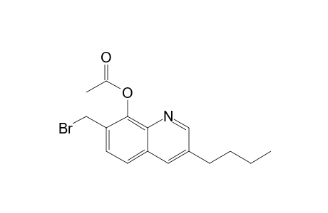 8-Acetoxy-3-n-butyl-7-(bromomethyl)quinoline