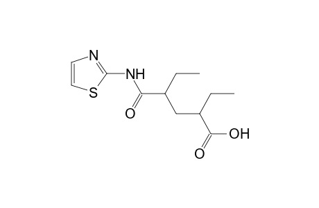 2,4-diethyl-N-(2-thiazolyl)glutaramic acid
