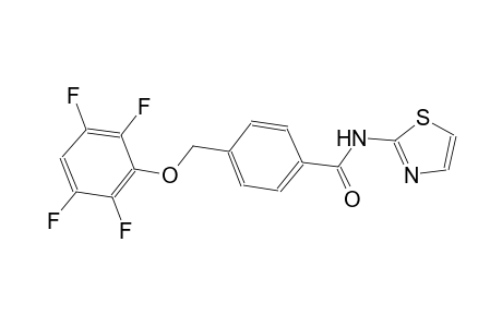 4-[(2,3,5,6-tetrafluorophenoxy)methyl]-N-(1,3-thiazol-2-yl)benzamide