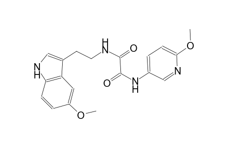 N~1~-[2-(5-methoxy-1H-indol-3-yl)ethyl]-N~2~-(6-methoxy-3-pyridinyl)ethanediamide