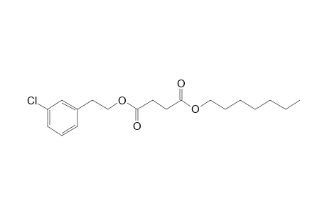 Succinic acid, 3-chlorophenethyl heptyl ester