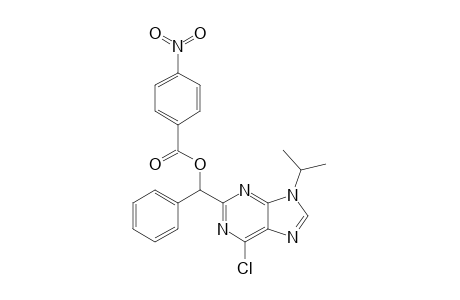 6-CHLORO-9-ISOPROPYL-2-[(3-NITROPHENYL)-(4-NITROBENZOYLOXY)-METHYL]-PURINE