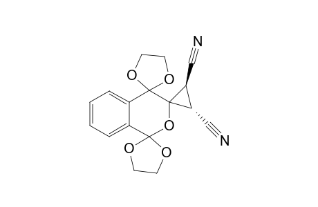 6:7-Benzoanellated 4-oxaspiro[2.5]octane-trans-1,2-dicarbonitrile