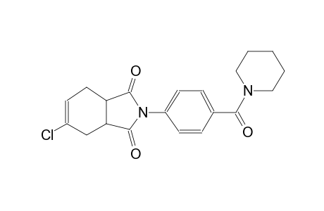 5-chloro-2-[4-(1-piperidinylcarbonyl)phenyl]-3a,4,7,7a-tetrahydro-1H-isoindole-1,3(2H)-dione
