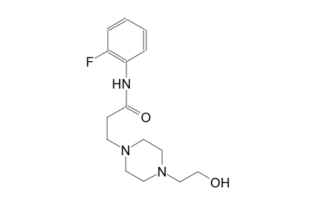 1-piperazinepropanamide, N-(2-fluorophenyl)-4-(2-hydroxyethyl)-