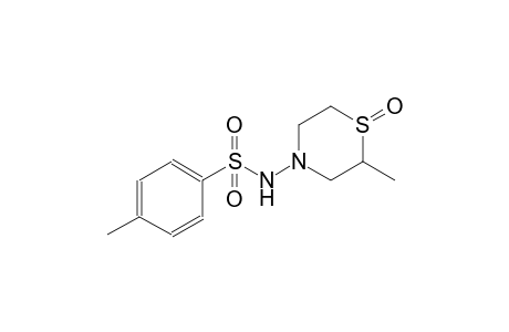 4-methyl-N-(2-methyl-1-oxido-4-thiomorpholinyl)benzenesulfonamide