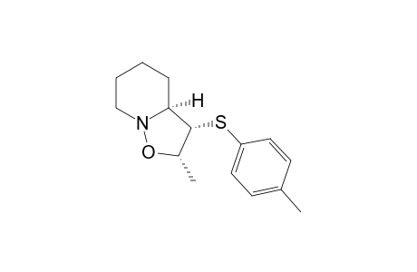 4-p-Tolylsulfinyl-3-methylpiperidino[1,2-b]isoxazolidine
