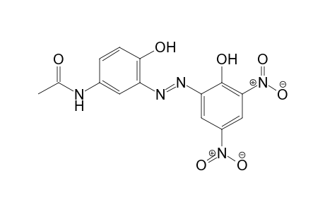 Acetamide, N-[4-hydroxy-3-[(2-hydroxy-3,5-dinitrophenyl)azo]phenyl-