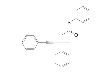 S-PHENYLTHIO-3-METHYL-3,5-DIPHENYLPENT-4-YNOATE