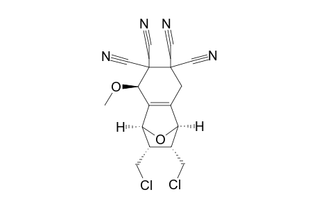 1,4-Epoxynaphthalene-6,6,7,7-tetracarbonitrile, 2,3-bis(chloromethyl)-1,2,3,4,5,8-hexahydro-5-methoxy-, (1.alpha.,2.alpha.,3.alpha.,4.alpha.,5.beta.)-
