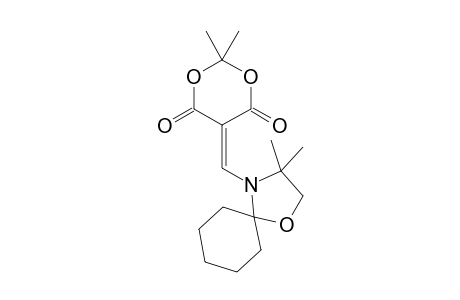 2,2-Dimethyl-5-(4,4-dimethyl-2,2-pentamethyleneoxazolidin-3-ylmethylene)-1,3-dioxane-4,6-dione