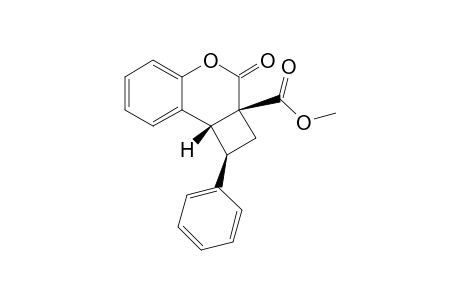 Methyl rel-(1R,2aR,8bR)-3-Oxo-1-phenyl-1,2,2a,8b-tetrahydro-3H-benzo[b]cyclobuta[d]pyran-2a-carboxylate