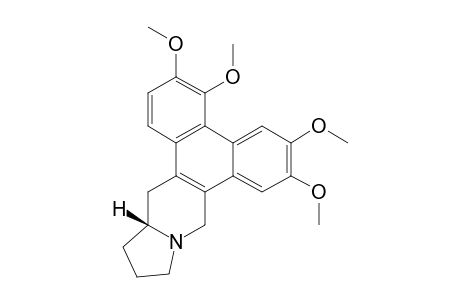 ISOTYLOCREBrINE;3,4,6,7-TETRAMETHOXYPHENYNTHROINDOLIZIDINE