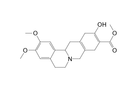 6H-Dibenzo[a,g]quinolizine-10-carboxylic acid, 5,8,9,12,13,13a-hexahydro-11-hydroxy-2,3-dimethoxy-, methyl ester