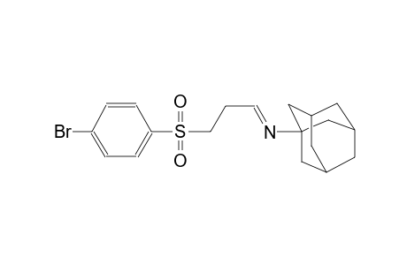 tricyclo[3.3.1.1~3,7~]decan-1-amine, N-[(E)-3-[(4-bromophenyl)sulfonyl]propylidene]-