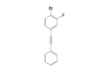 1-Bromo-2-fluoro-4-(2-phenylethynyl)benzene