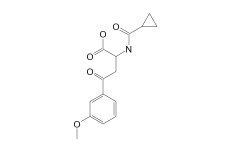 2-CYCLOPROPANECARBOXAMIDO-4-(3-METHOXYPHENYL)-4-OXOBUTYRIC-ACID