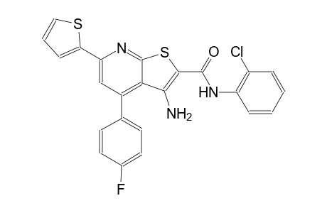 3-amino-N-(2-chlorophenyl)-4-(4-fluorophenyl)-6-(2-thienyl)thieno[2,3-b]pyridine-2-carboxamide