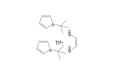 Bis(eta5-tert-butylcyclopentadienyl)-cis-1,2-ethendithiolatotitan(IV)