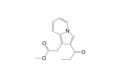 Methyl 2-(2-propanoylindolizin-1-yl)acetate