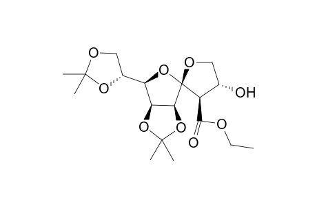 Ethyl 6'-[2,2-dimethyl-(4R)-1,3-dioxolan-4-yl]-4-hydroxy-2',2'-dimethyl-(2'R,3R,3a'S,4R,6'R,6a'S)-spiro[3H,4H,5H-furan-2,4'-perhydrofuro[3,4-d][1,3]dioxole]-3-carboxylate