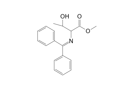 N-(Diphenylmethylene)amino-.beta.-hydroxybutanoic acid methyl ester