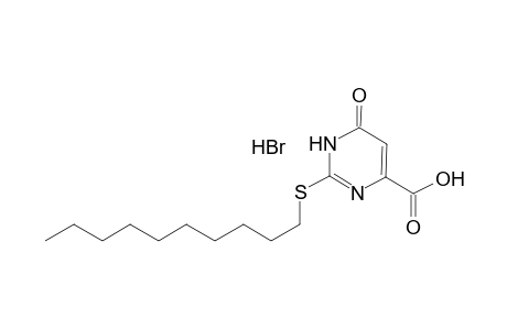 2-n-decylthioorotic acid hydrobromide