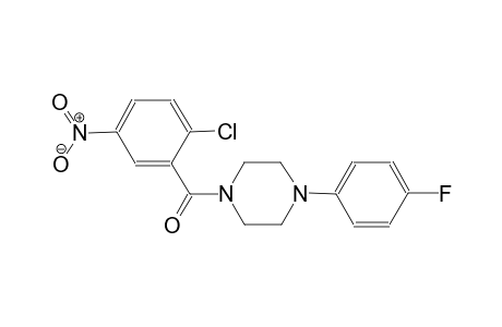 1-(2-chloro-5-nitrobenzoyl)-4-(4-fluorophenyl)piperazine