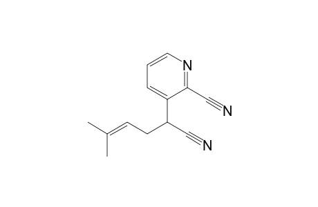 3-(1-Cyano-4-methylpent-3-enyl)pyridine-2-carbonitrile