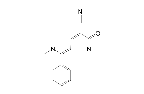 2-CYANO-5-(DIMETHYLAMINO)-5-PHENYLPENTA-2,4-DIENAMIDE