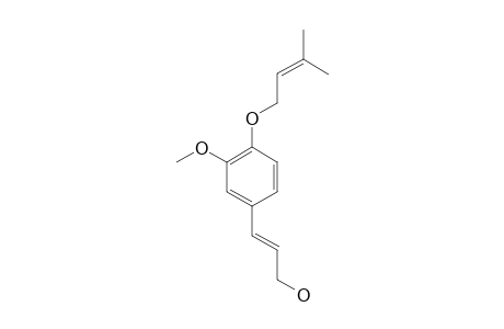 1-[(3-METHYLBUT-2-ENYL)-OXY]-2-METHOXY-4-(PROP-1-EN-3-OL)-BENZENE