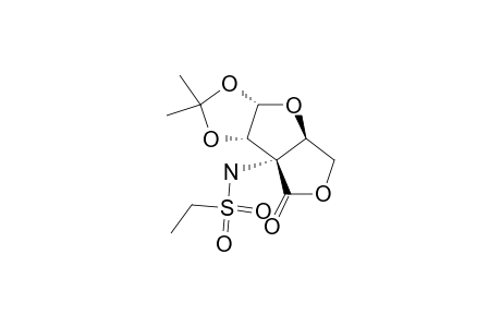 3-AMINO-3C-3,5-CARBOLACTONO-3-DEOXY-3-N-ETHANESULFONYL-1,2-O-ISOPROPYLIDENE-ALPHA-D-RIBOFURANOSE