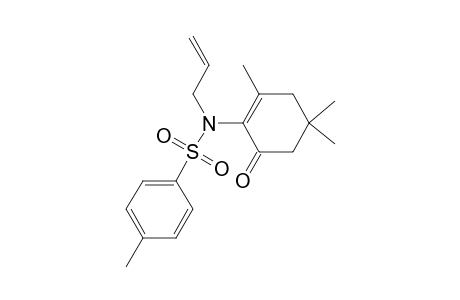 Benzenesulfonamide, 4-methyl-N-2-propenyl-N-(2,4,4-trimethyl-6-oxo-1-cyclohexen-1-yl)-