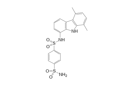 N-(5,8-Dimethyl-9H-carbazol-1-yl)-4-sulfamoylbenzenesulfonamide