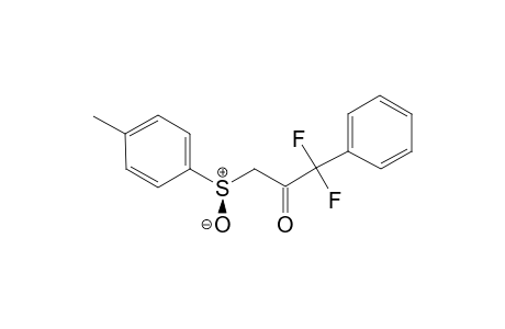 (R)-3,3-DIFLUORO-3-PHENYL-[(4-METHYLPENYL)-SULFINYL]-PROPAN-2-ONE