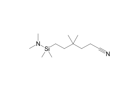 Dimethylamino(dimethyl)(5-cyano-3,3-dimethylpentyl)silane