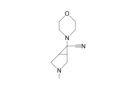 1a,5a,6b-3-Methyl-6-morpholino-3-aza-bicyclo(3.1.0)hexane-6-carbonitrile
