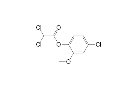 2,2-Dichloroacetic acid, 2-methoxy-4-chlorophenyl ester