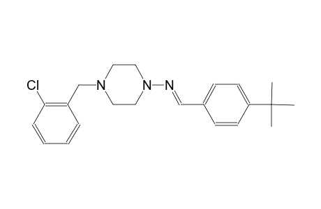 N-[(E)-(4-tert-butylphenyl)methylidene]-4-(2-chlorobenzyl)-1-piperazinamine
