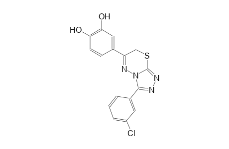 4-[3-(3-chlorophenyl)-7H-[1,2,4]triazolo[3,4-b][1,3,4]thiadiazin-6-yl]-1,2-benzenediol
