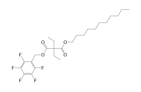 Diethylmalonic acid, pentafluorobenzyl undecyl ester